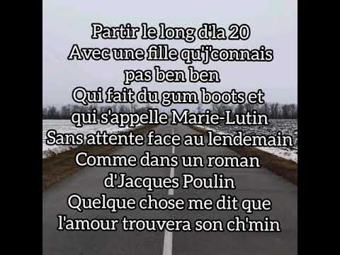 Le long d'la 20 lyrics "Les cowboys fringants" Les nuits de Repentigny