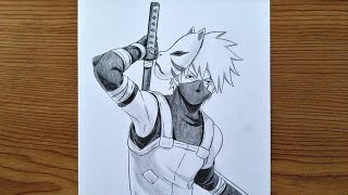 Download lagu How To Draw Young Kakashi Anbu || Cool Ninja Anime Tutorial mp3
