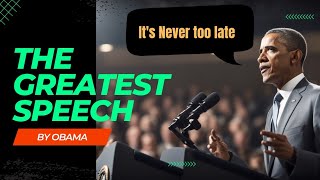 Barack Obama's Inspirational Speech with Subtitles | One of The Greatest Speeches Ever by President