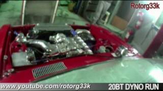 20b Turbo Dyno Run @ 17 PSI – Mazda Rx2