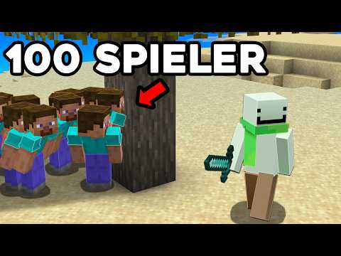 Hide and Seek with 100 players