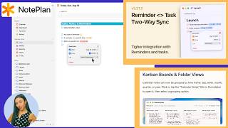 NotePlan's New Features: Two-Way Sync with Apple Reminders & Kanban View for Calendar Notes