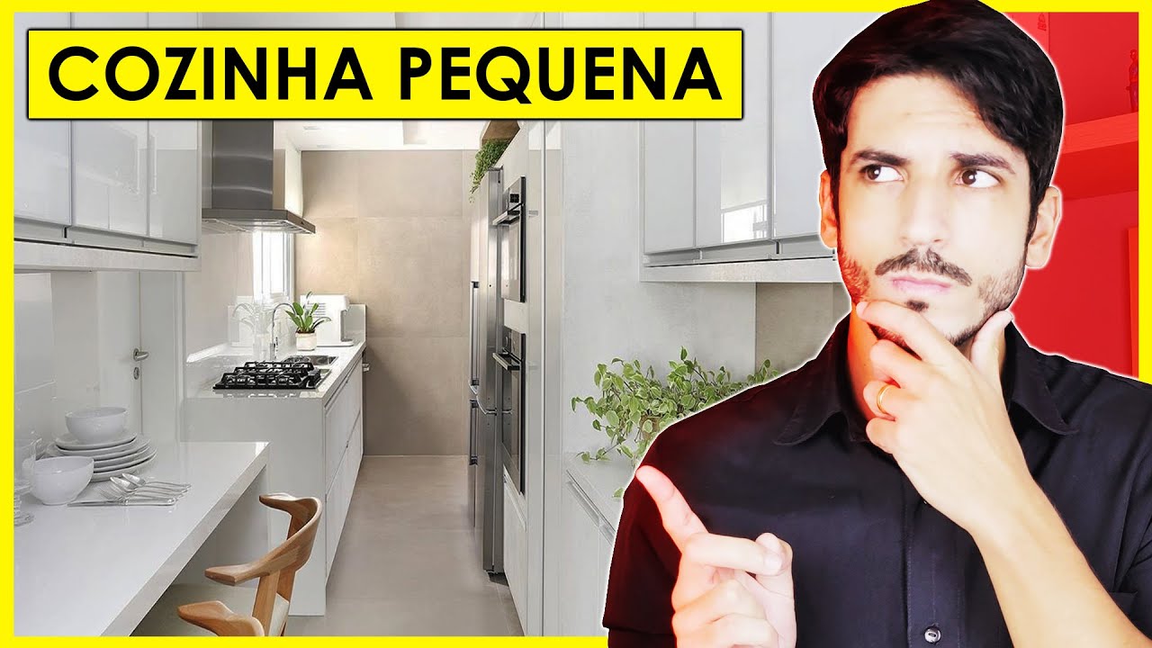 COZINHA  PLANEJADA PEQUENA - 13 DICAS SIMPLES PARA COZINHA PEQUENA