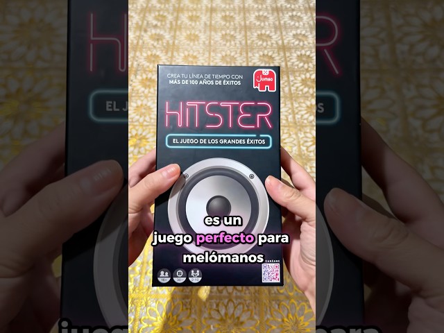 Vídeo relacionado con Hitster 100% en español, Juego de Mesa Musical para Adultos, Canciones en español, +16 años, App Gratuita, 2-10 Jugadores