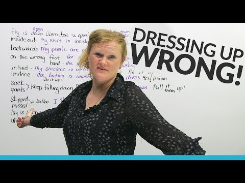 【搞懂英文】超糗的衣著英文，可別說錯！ (Learn English – Dressing up WRONG!)