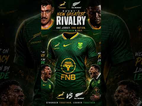 Springbok 2026 Mens Greatest Rivalry Home Jersey