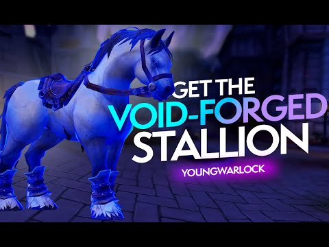 Void-Forged Stallion Mount - Secret Puzzle Mount in Horrific Visions - Stormwind