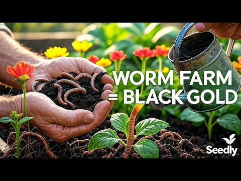 “Worm Farm for Beginners — Turn Kitchen Waste into Black Gold (Vermicompost & Worm Tea)”#composting 
