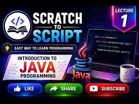 L1 Introduction To Java Programming Javaprogramming Learnjava Programmingforbeginners