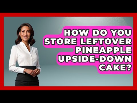How Do You Store Leftover Pineapple Upside-down Cake? - The Caribbean Expert