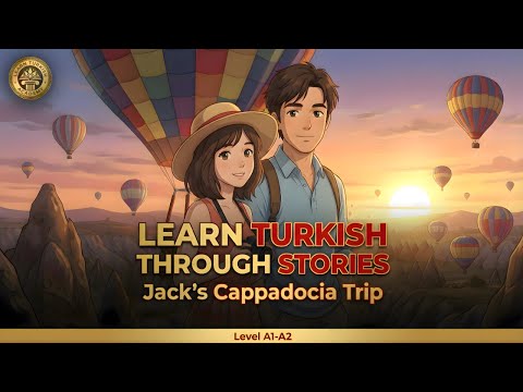 Learn Turkish Through Stories: Cappadocia Adventure with Jack & Ayshe (A1-A2)