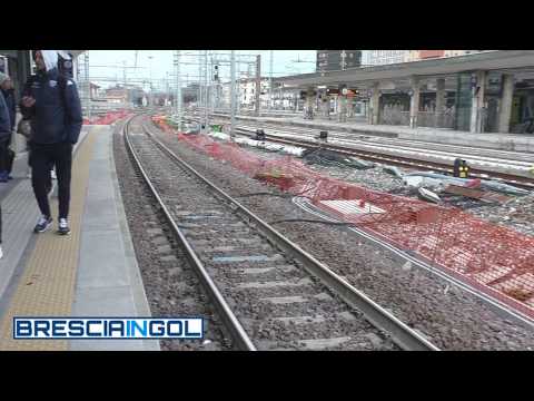 LA PARTENZA DEL BRESCIA PER IL RITIRO INVERNALE