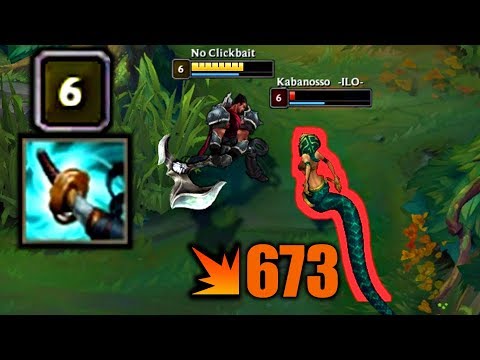 Level 6 Stormrazor!! |  Full AD DARIUS | 2000 true damage with ULT (R) | DARIUS IS OP