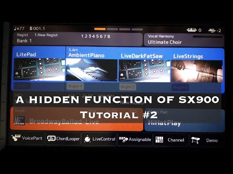 A Hidden Function of PSR SX900_Tutorial #2