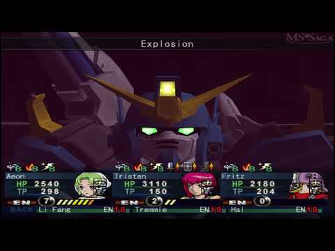 MS Saga A New Dawn - Boss Battle (5) Hell Hundred Hyaku Shiki Another G System