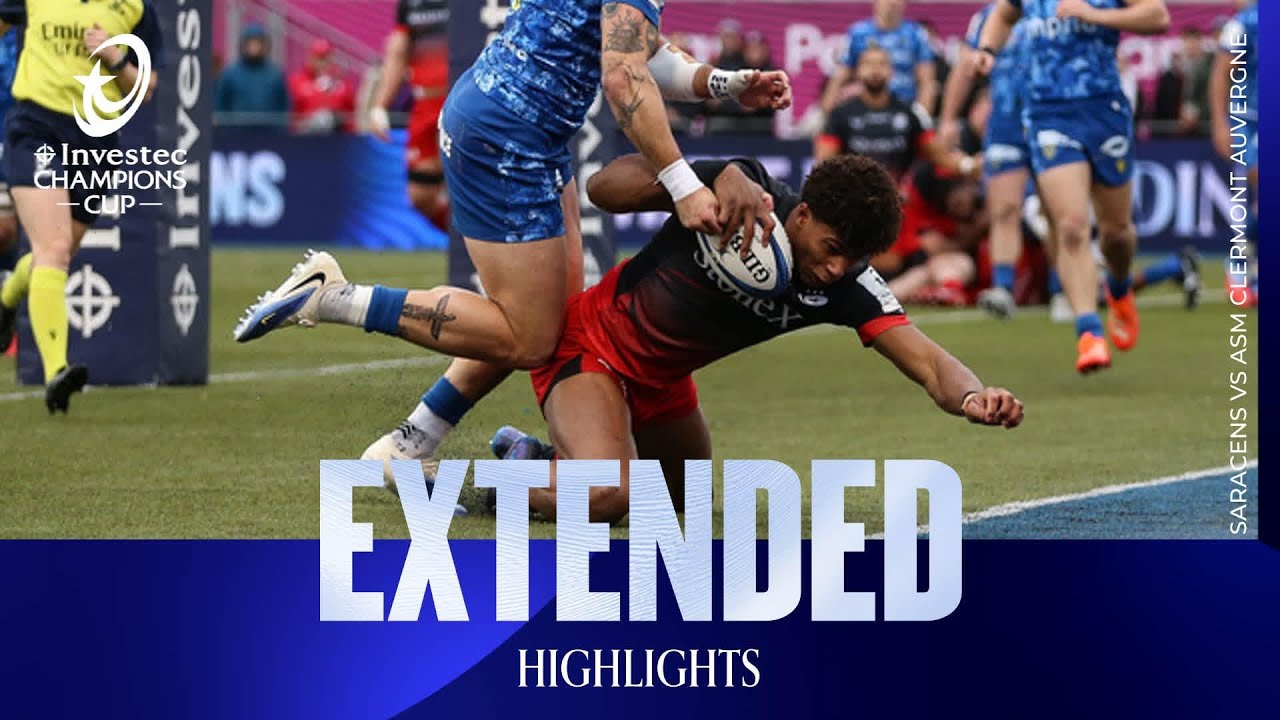 Extended Highlights - Saracens v ASM Clermont Auvergne | Investec Champions Cup 2025/26
