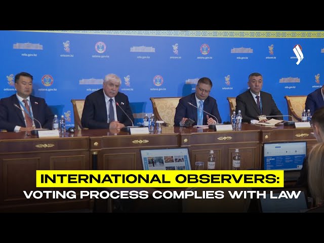 International observers: Voting process complies with law