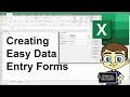 Creating Easy Data Entry Forms In Excel