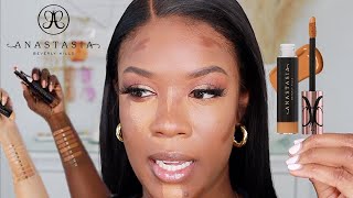 ummm?? NEW ANASTASIA BEVERLY HILLS MAGIC TOUCH CONCEALER TUTORIAL| DARK SKIN