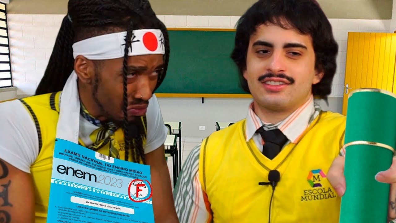 fazendo provas da 5ª série até o ENEM