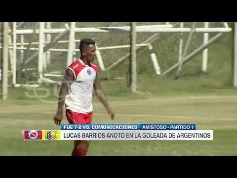 Argentinos Jrs 7-2 COMUNICACIONES | 2018 | AMISTOSO.