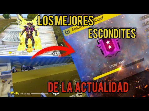 LOS MEJORES *ESCONDITES* DE TODO FREE FIRE | EN LA ACTUALIDAD