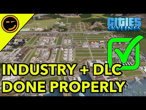 Cities Skylines: How To Combine Industry with Industries DLC Properly, Drakken City EP11 Let's Show