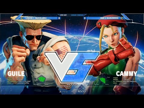 SFV: Liquid 'NuckleDu vs GGP Kazunoko - EVO 2017 Top 8 - CPT2017