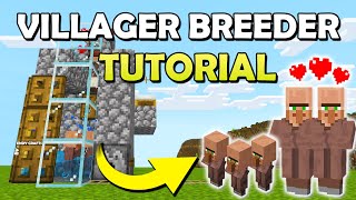 Simple 1.20 Villager Breeder Tutorial in Minecraft Bedrock (MCPE/Xbox/PS4/Nintendo Switch/PC)