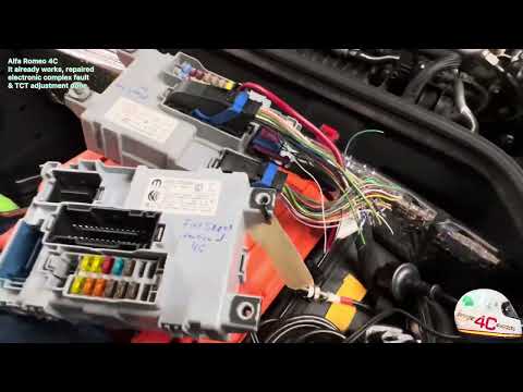 Alfa Romeo 4C It already works!!!, repaired electronic complex fault & TCT adjustment done.