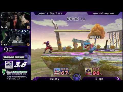 SG at GU 14.2 LQF - Twisty (Wario) vs. Klap$ (C. Falcon)
