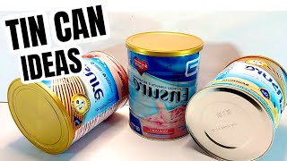 3 USEFUL WAYS TO REUSE TIN CANS || Awesome Recycling Ideas DECOR!