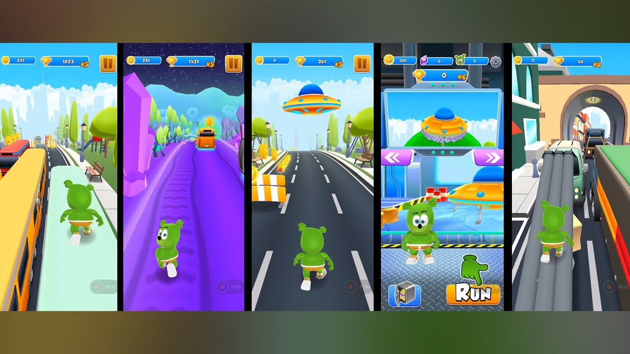 Gummy Bear Running - Endless Runner 2020 for Android (GamePlay)