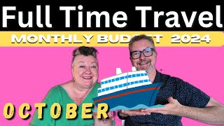 Month on a Cruise- October Spending Report