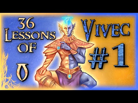 Sotha Sil is Vivec's FATHER!? - 36 Lessons of Vivec EXPLAINED - Sermon 1 - Elder Scrolls Lore