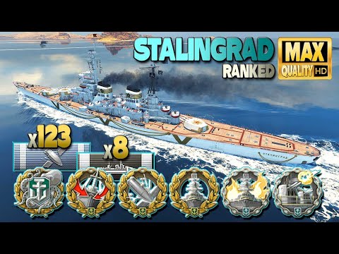 Cruiser Stalingrad: Changing strategy helps in Ranked battle - World of Warships