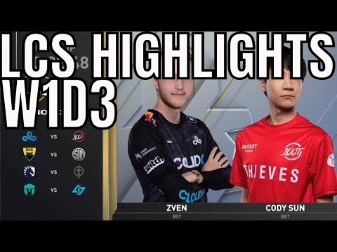 LCS Highlights ALL GAMES Week 1 Day 3 Summer 2020 League of Legends Championship Switches