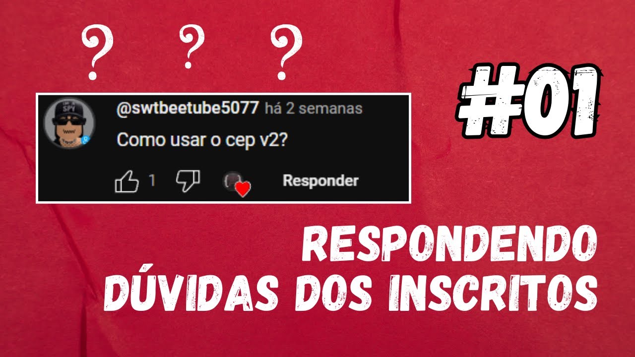 ATENDENDO A PEDIDOS DOS INSCRITOS #01