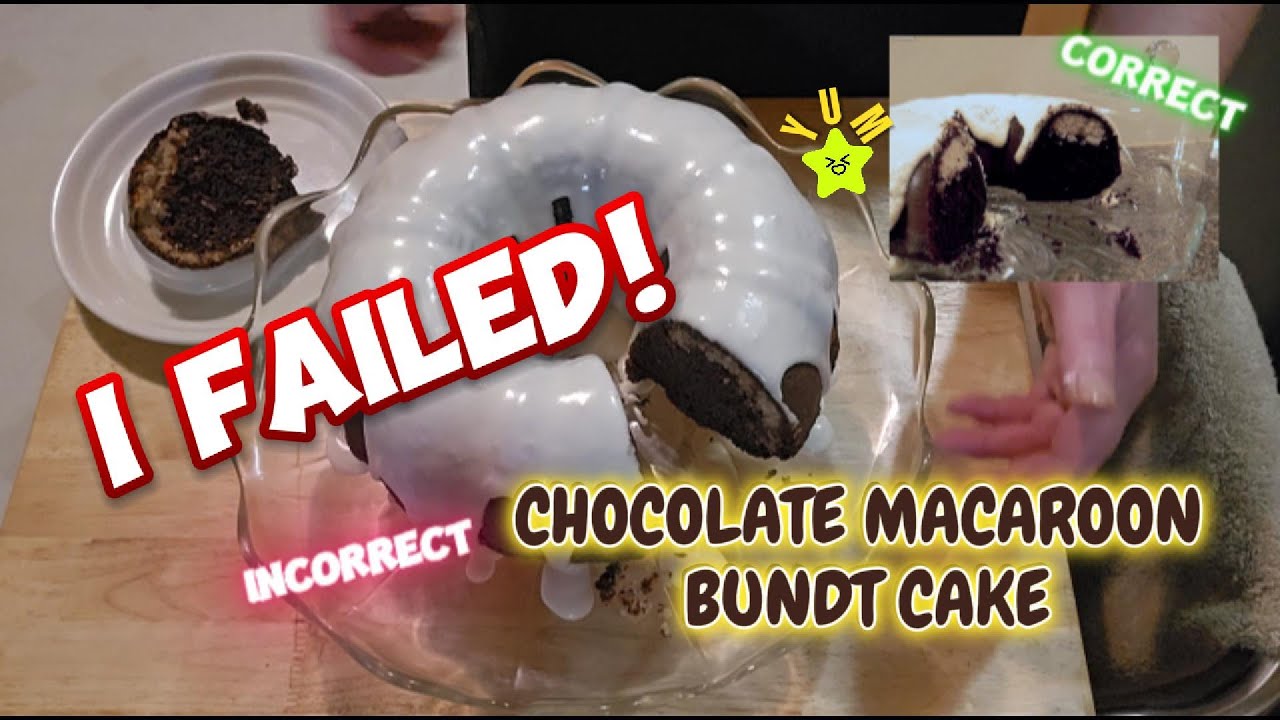 Chocolate Macaroon Bundt Cake