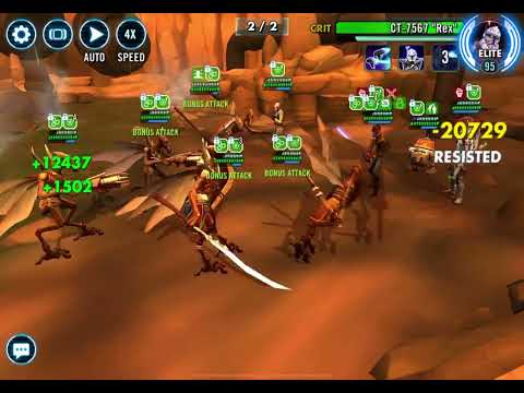 SWGOH Rise of the Empire TB P2 Dark Side Geonosian Combat Mission