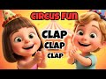 CLAP CLAP CLAP Rhyme Circus Family Song L Red Panda Toons L Nursery Rhymes
