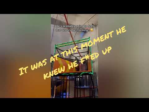 It was at this moment he knew he f*ed up while swinging #4k