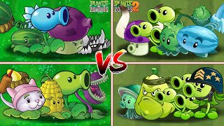 PvZ Vs PvZ 2 - Plant Team PVZ Vs Plant Team PVZ 2 Vs Zombie Team - What Team will win?