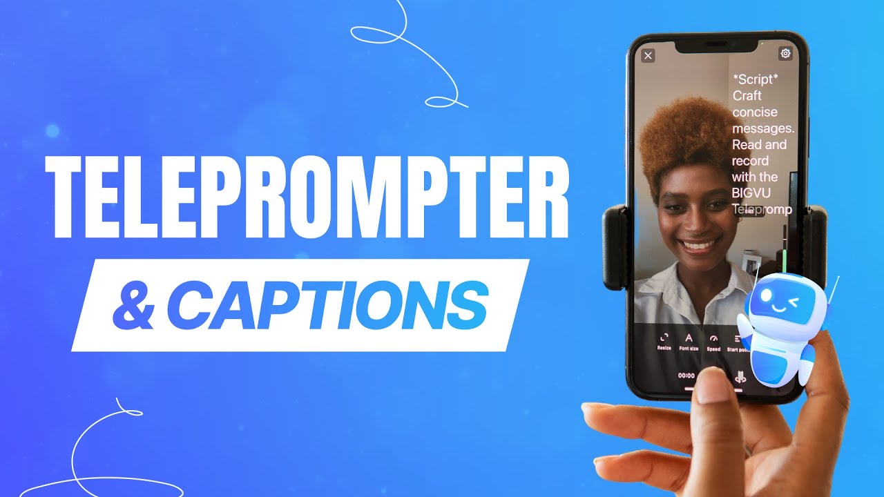 Elevate Your Videos with BIGVU: Teleprompter & Automatic Captions!