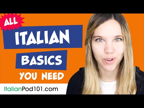 Learn Italian Today - ALL the Italian Basics for Absolute Beginners