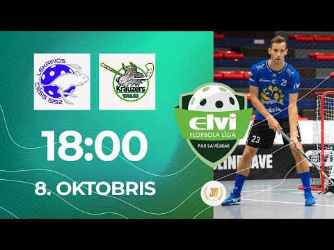 🎥 ELVI florbola līga: Lekrings - Talsu NSS/Krauzers (8.10.2022)