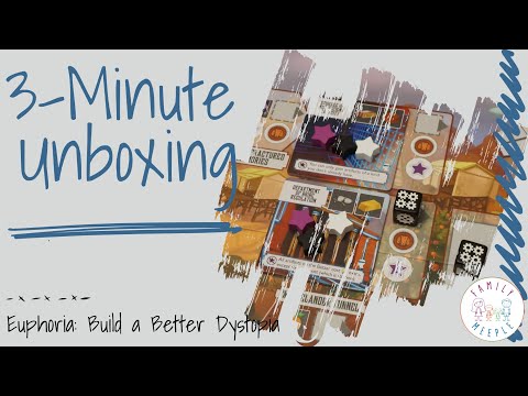 Euphoria: Build a Better Dystopia - 3-Minute Unboxing