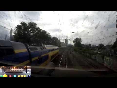 A train driver's view: Eindhoven - Rotterdam CS, ICM, 30-Jun-2016.