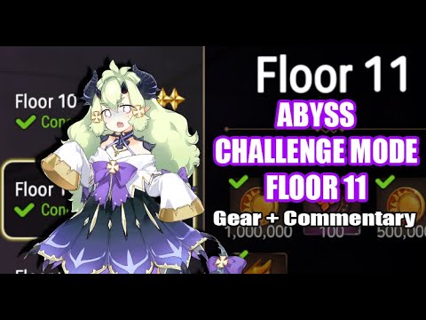 [Epic Seven] Abyss Challenge Mode - Floor 11 (Gear + Commentary)