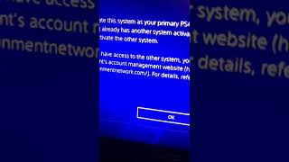 How to activate as primary when another PS4 is